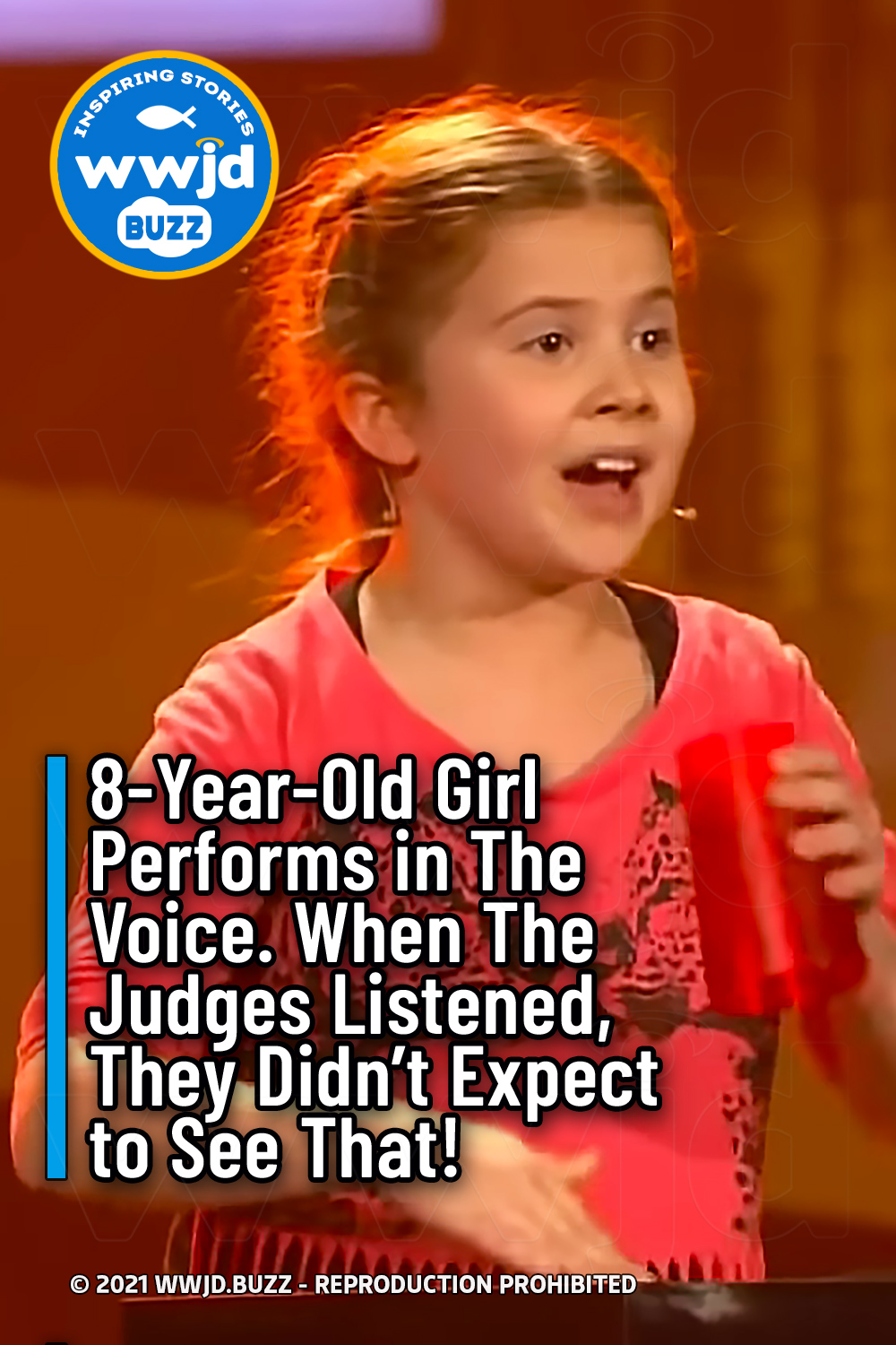 8-Year-Old Girl Performs in The Voice. When The Judges Listened, They Didn\'t Expect to See That!