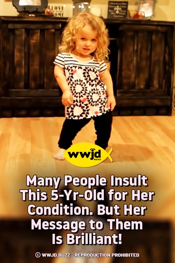 Many People Insult This 5-Yr-Old for Her Condition. But Her Message to Them Is Brilliant!