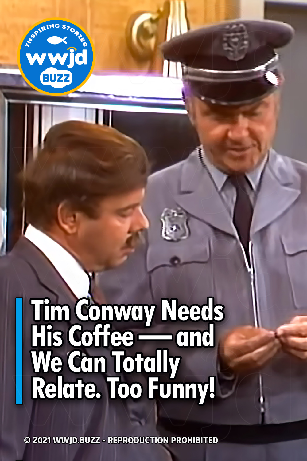 Tim Conway Needs His Coffee -- and We Can Totally Relate. Too Funny!