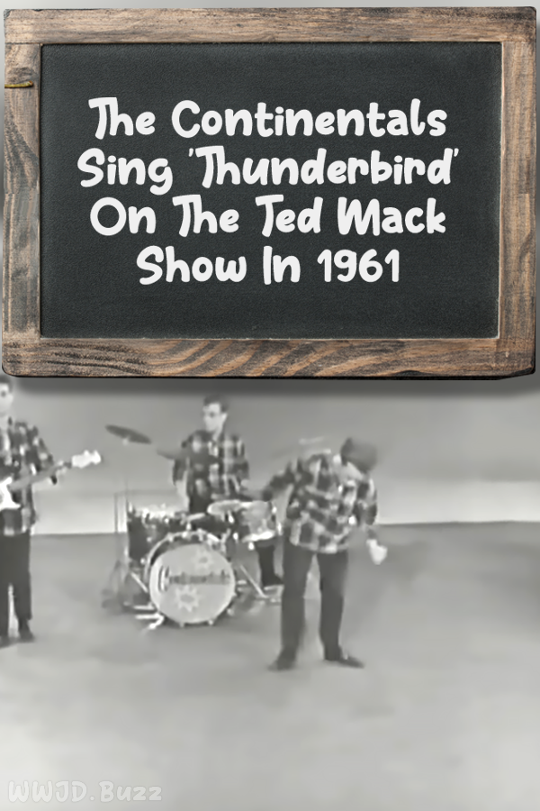 The Continentals Sing \'Thunderbird\' On The Ted Mack Show In 1961