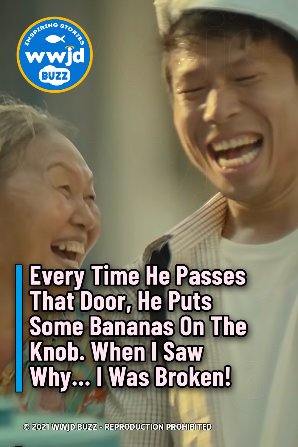 Every Time He Passes That Door, He Puts Some Bananas On The Knob. When I Saw Why... I Was Broken!