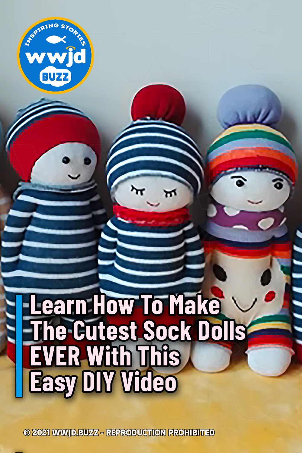 Learn How To Make The Cutest Sock Dolls EVER With This Easy DIY Video