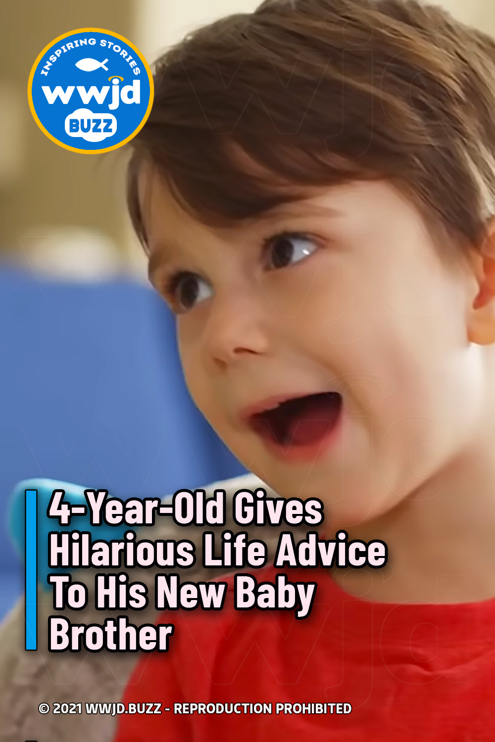 4-Year-Old Gives Hilarious Life Advice To His New Baby Brother
