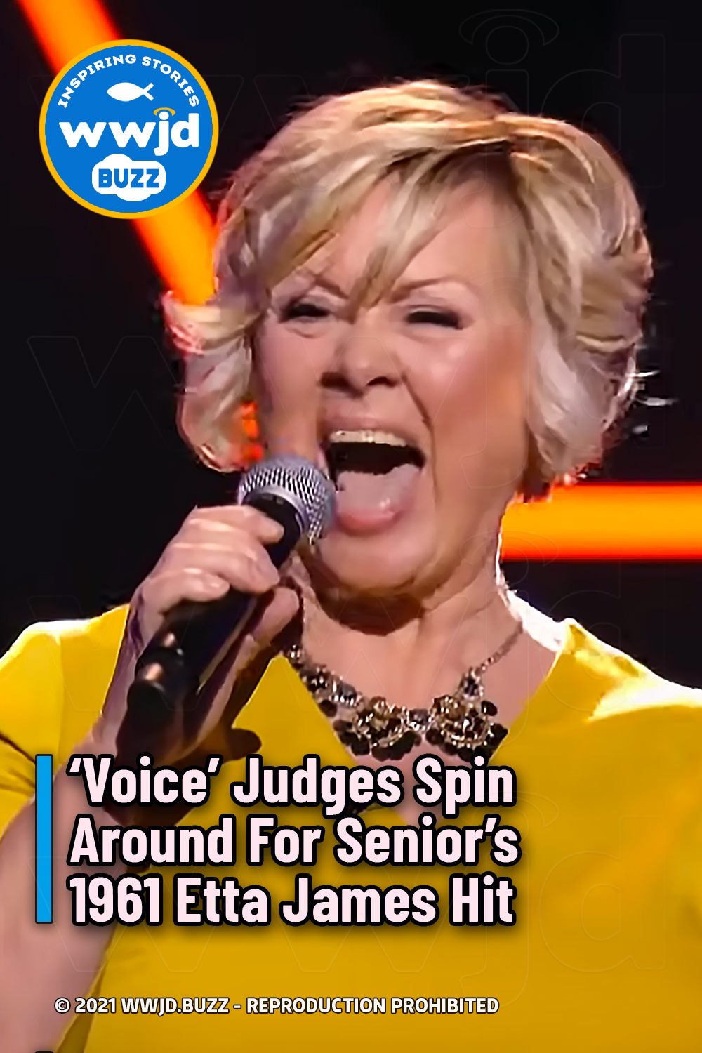 \'Voice\' Judges Spin Around For Senior\'s 1961 Etta James Hit