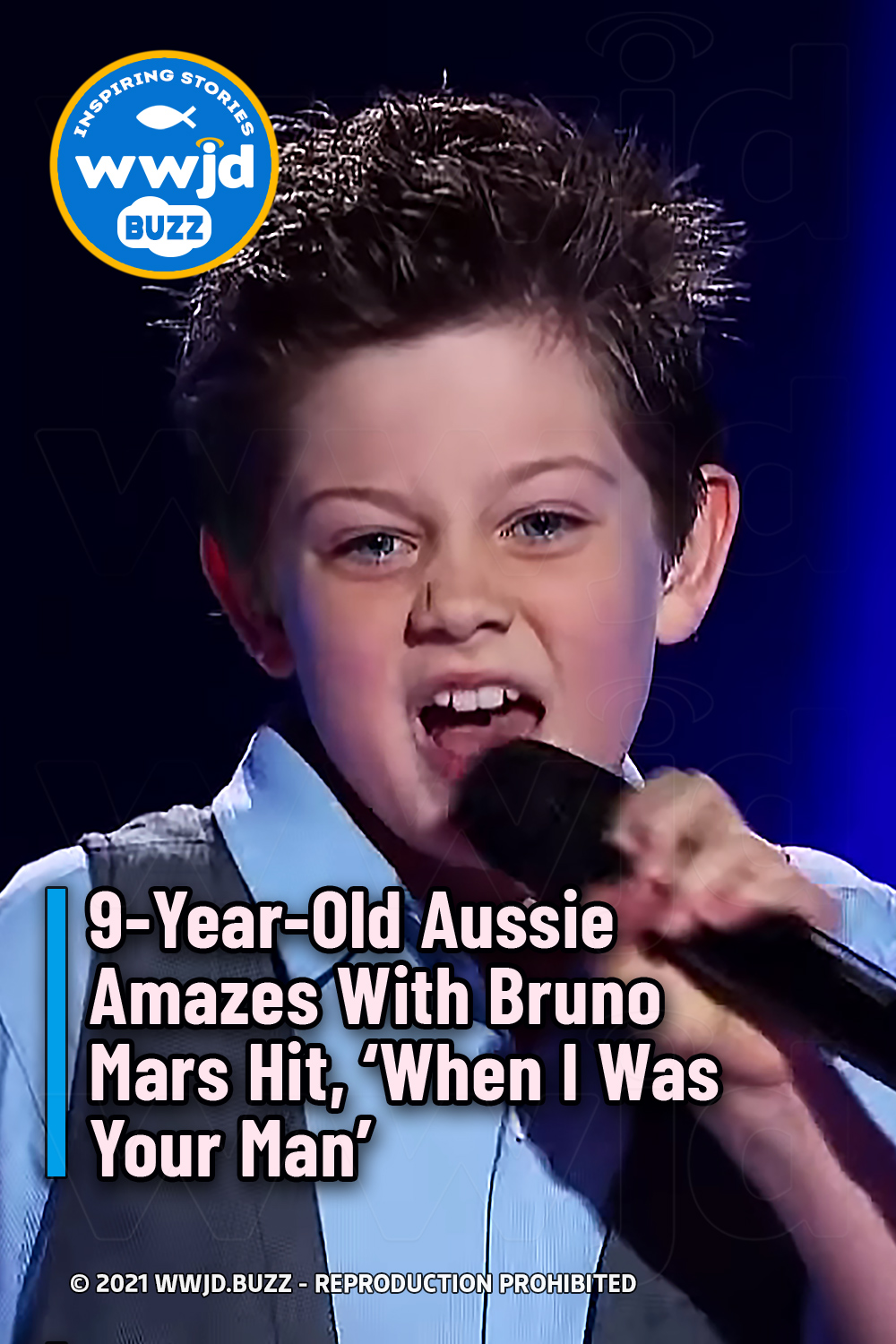 9-Year-Old Aussie Amazes With Bruno Mars Hit, \'When I Was Your Man\'