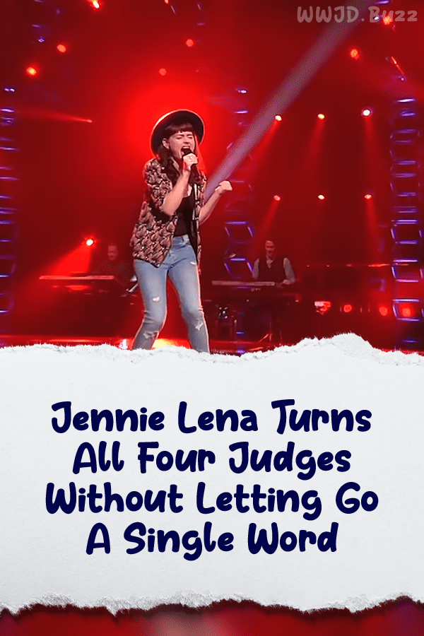 Jennie Lena Turns All Four Judges Without Letting Go A Single Word