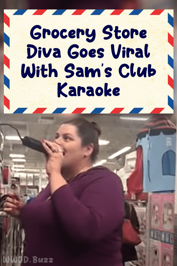Grocery Store Diva Goes Viral With Sam\'s Club Karaoke