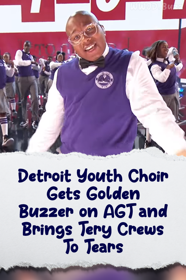 Detroit Youth Choir Gets Golden Buzzer on AGT and Brings Tery Crews To Tears
