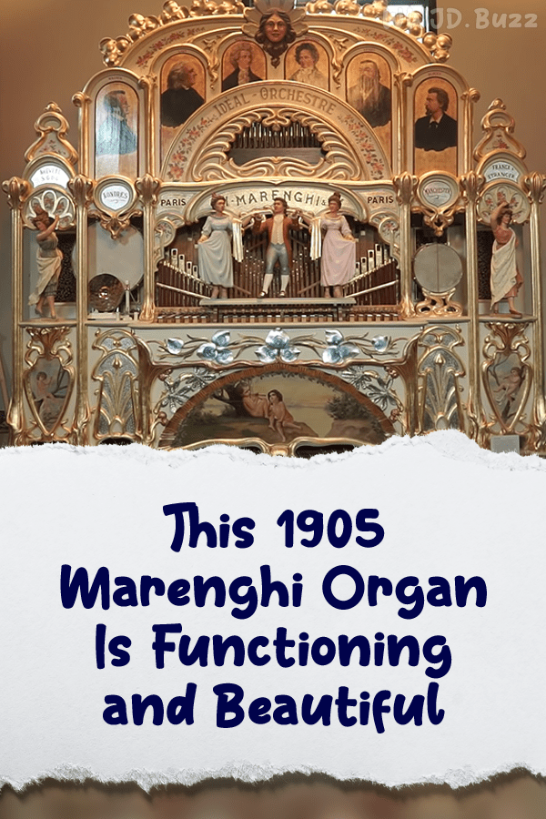 This 1905 Marenghi Organ Is Functioning and Beautiful