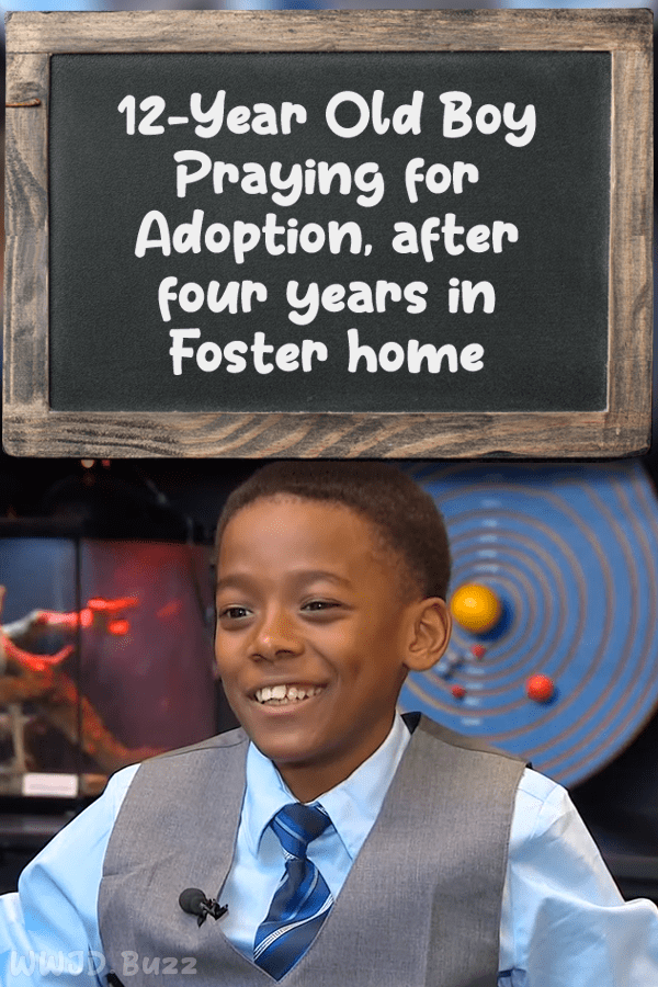 12-Year Old Boy Praying for Adoption, after four years in Foster home