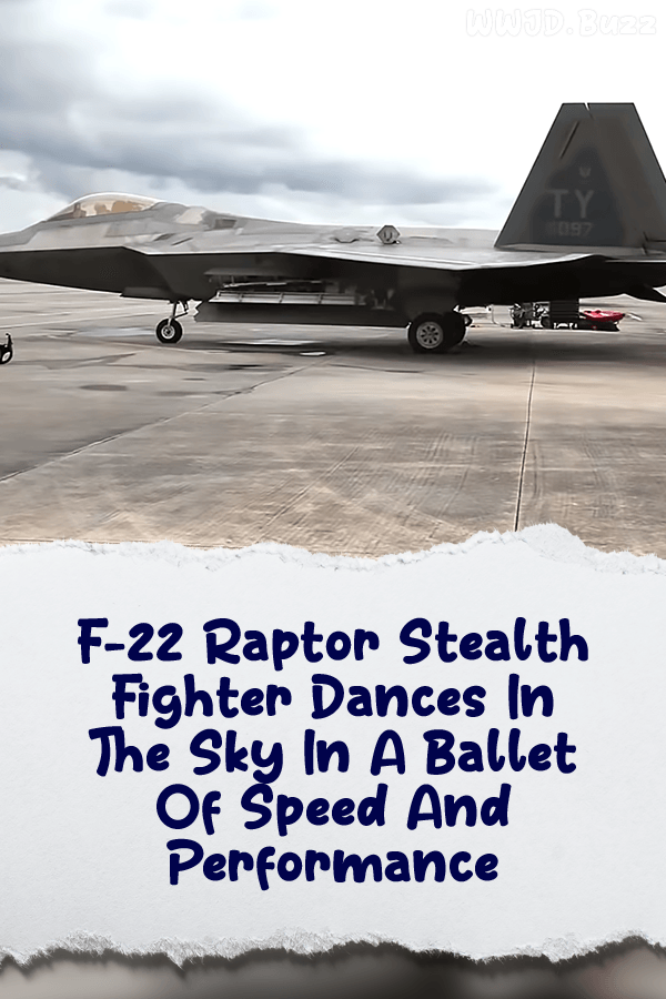 F-22 Raptor Stealth Fighter Dances In The Sky In A Ballet Of Speed And Performance