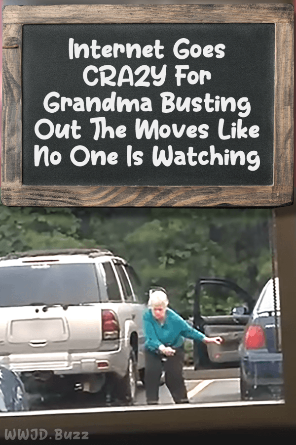 Internet Goes CRAZY For Grandma Busting Out The Moves Like No One Is Watching