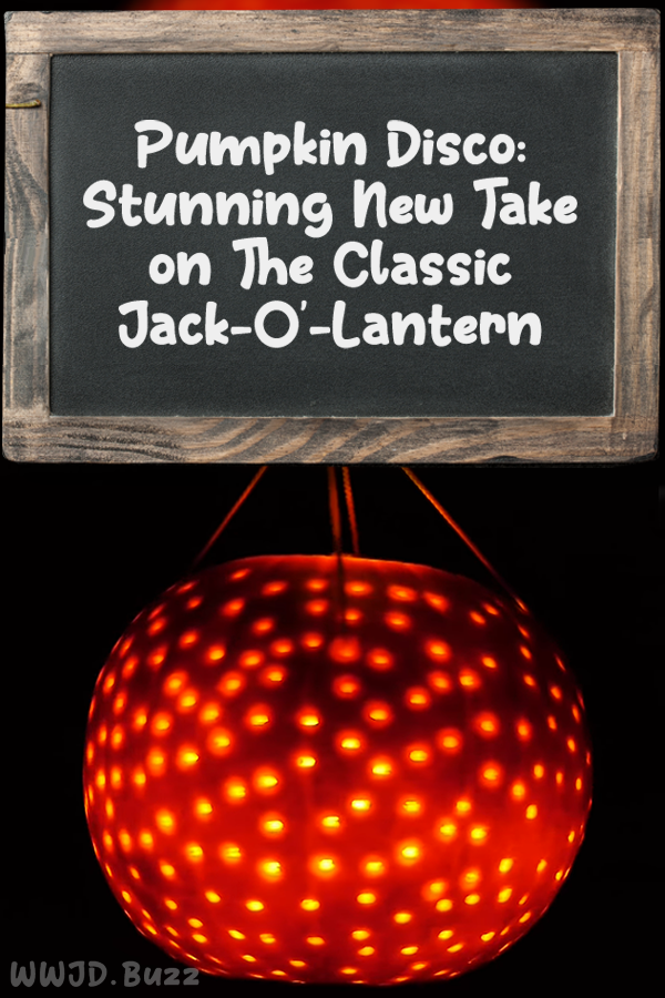 Pumpkin Disco: Stunning New Take on The Classic Jack-O\'-Lantern