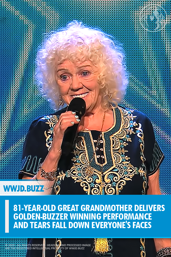 81-Year-Old Great Grandmother Delivers Golden-Buzzer Winning Performance and Tears Fall Down Everyone\'s Faces