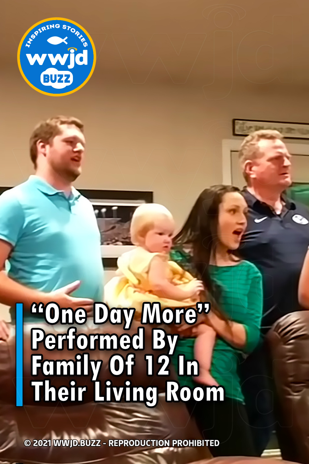 “One Day More” Performed By Family Of 12 In Their Living Room