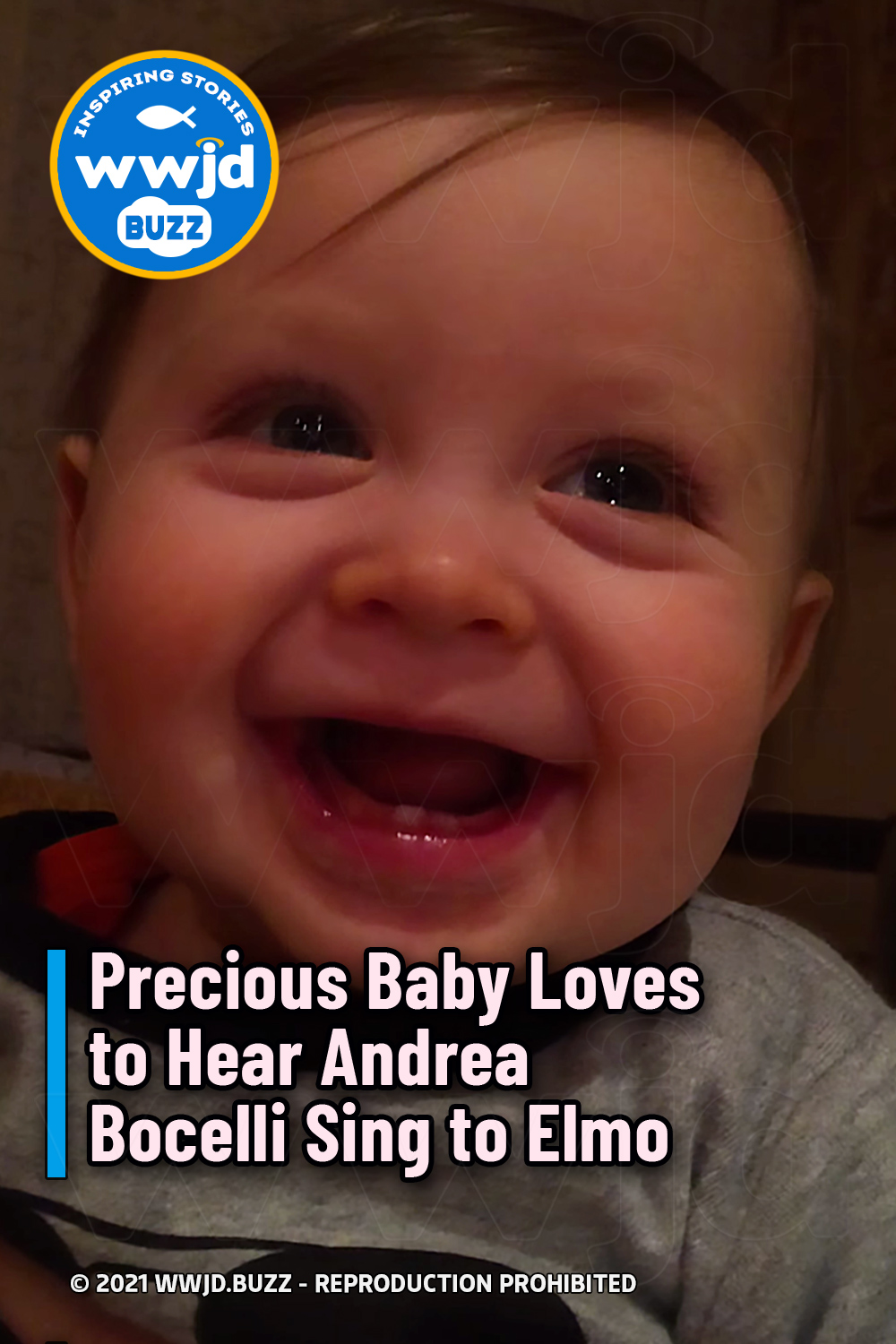 Precious Baby Loves to Hear Andrea Bocelli Sing to Elmo
