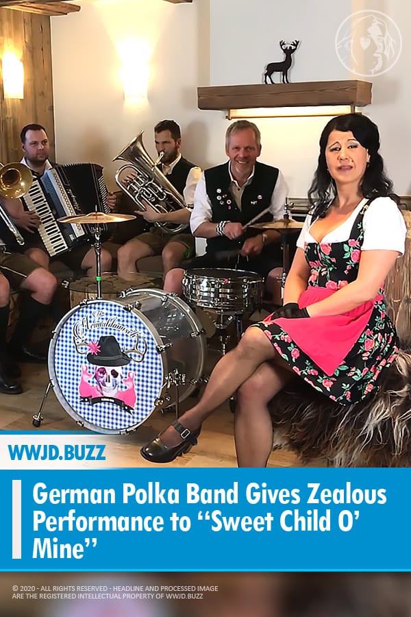 German Polka Band Gives Zealous Performance to “Sweet Child O’ Mine”