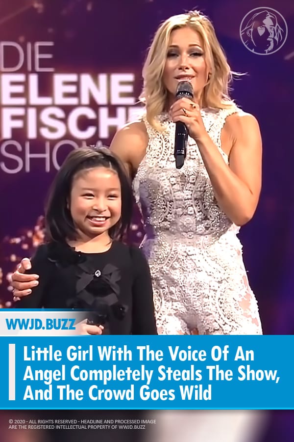 Little Girl With The Voice Of An Angel Completely Steals The Show, And The Crowd Goes Wild