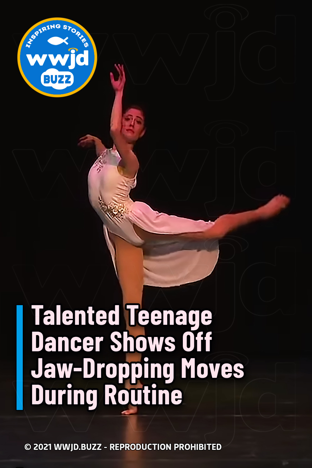 Talented Teenage Dancer Shows Off Jaw-Dropping Moves During Routine