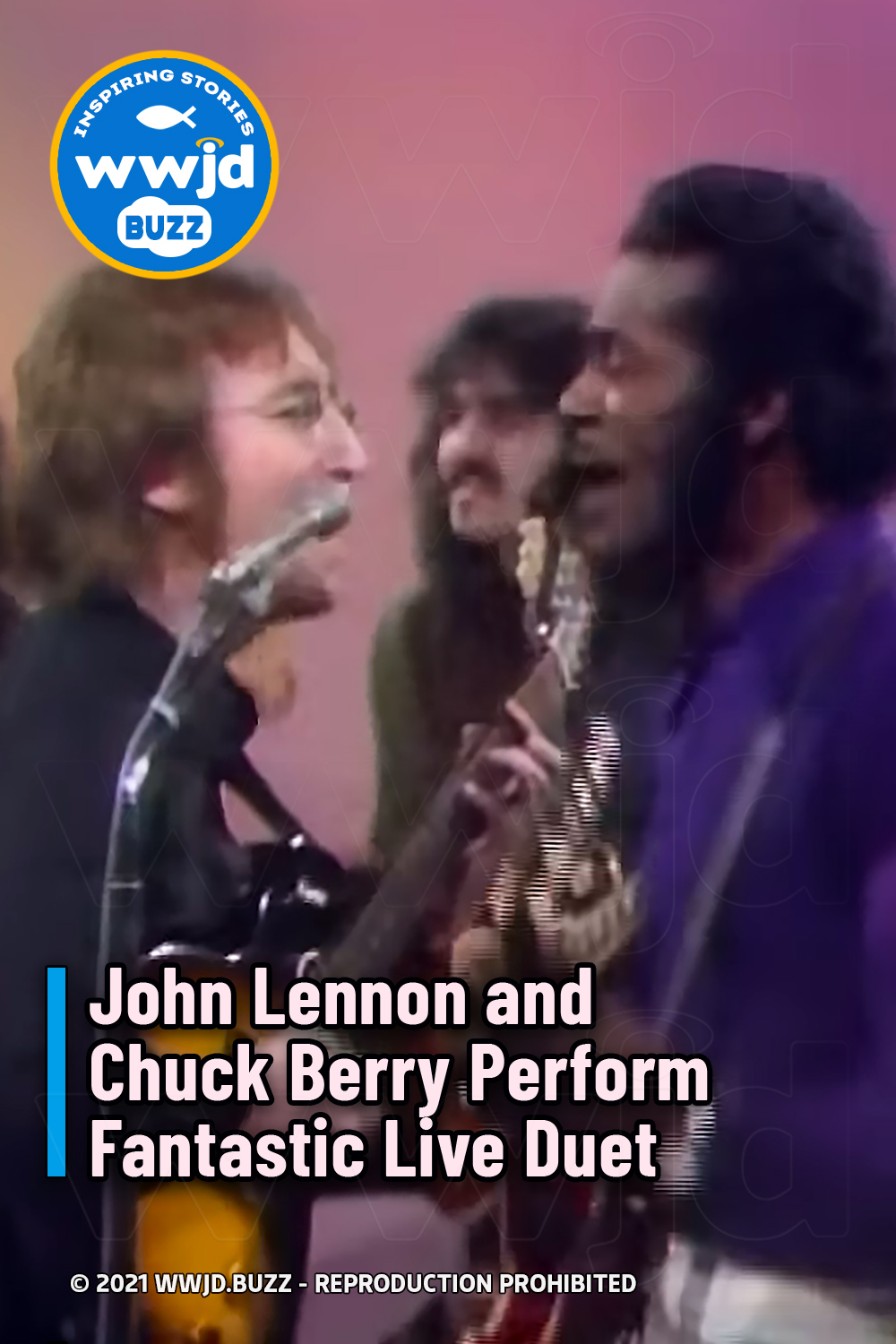 John Lennon and Chuck Berry Perform Fantastic Live Duet