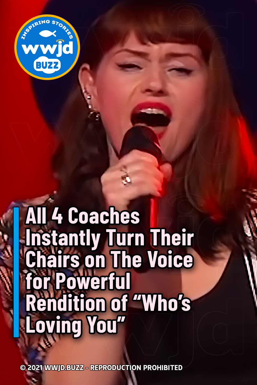 All 4 Coaches Instantly Turn Their Chairs on The Voice for Powerful Rendition of “Who’s Loving You”