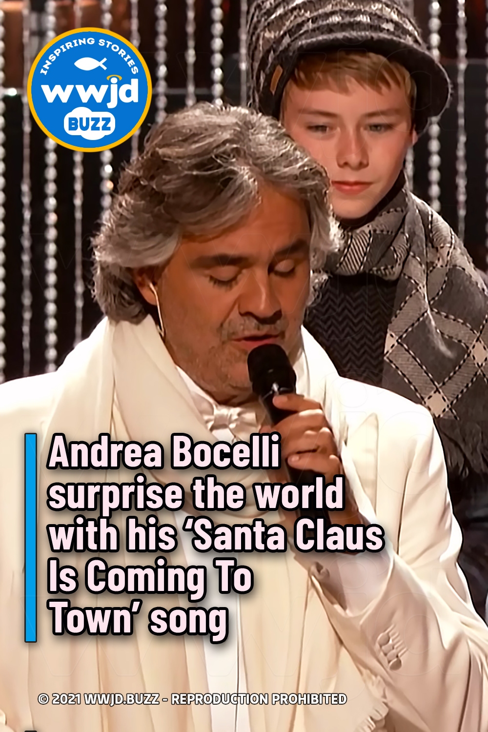 Andrea Bocelli surprise the world with his ‘Santa Claus Is Coming To Town’ song