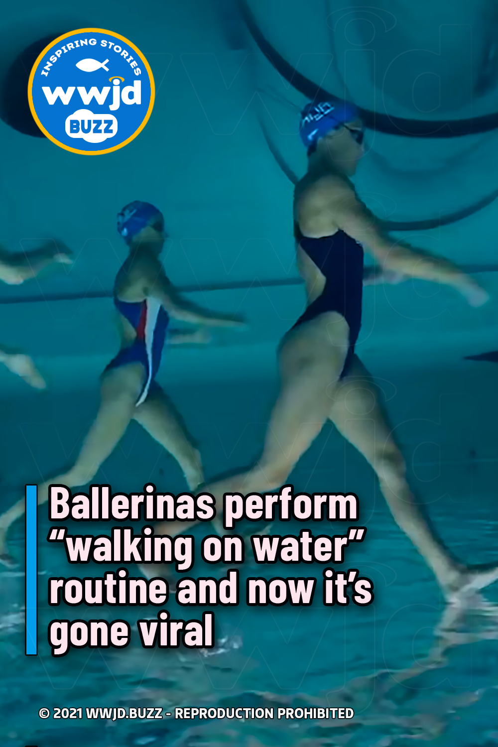 Ballerinas perform “walking on water” routine and now it\'s gone viral