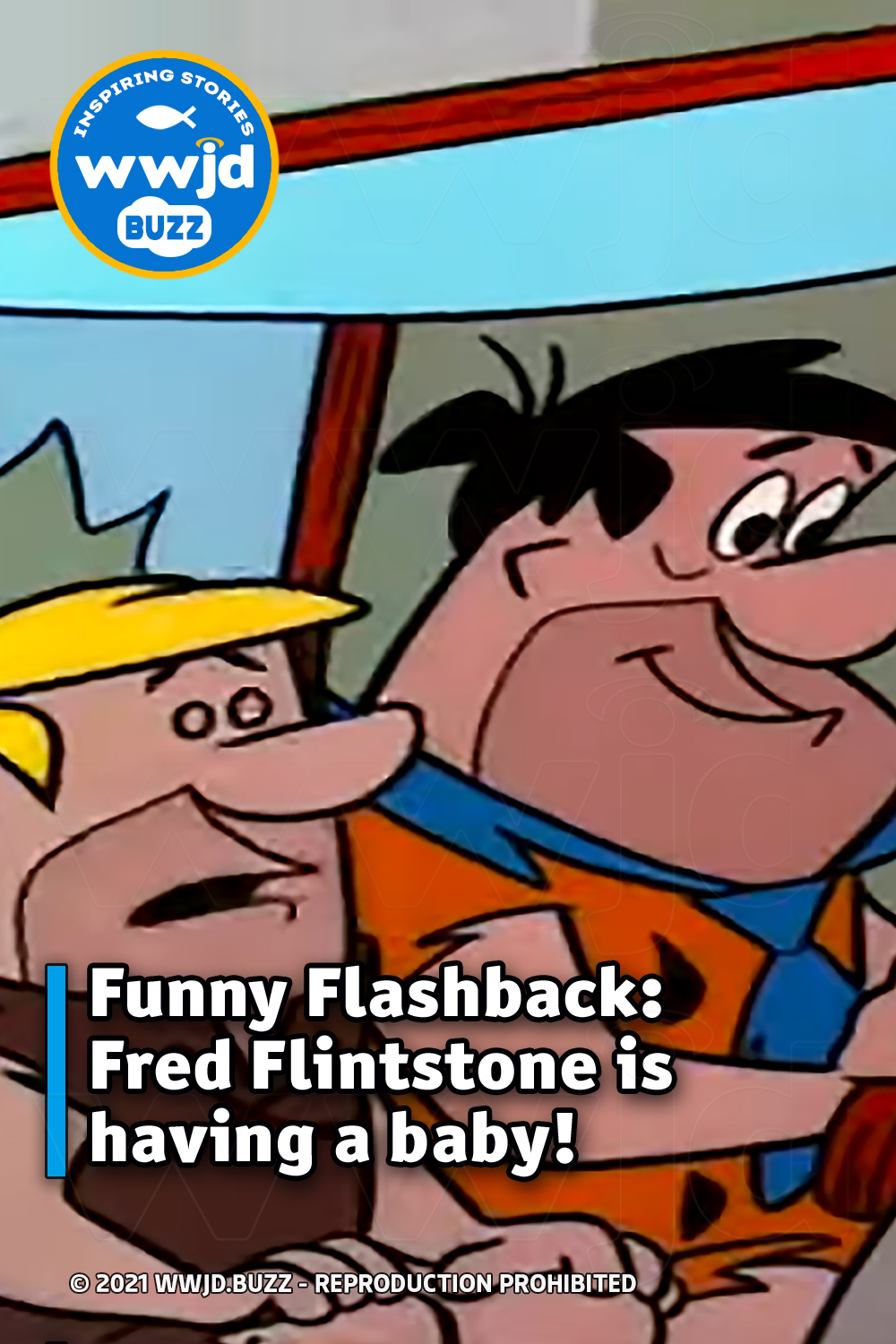 Funny Flashback: Fred Flintstone is having a baby!