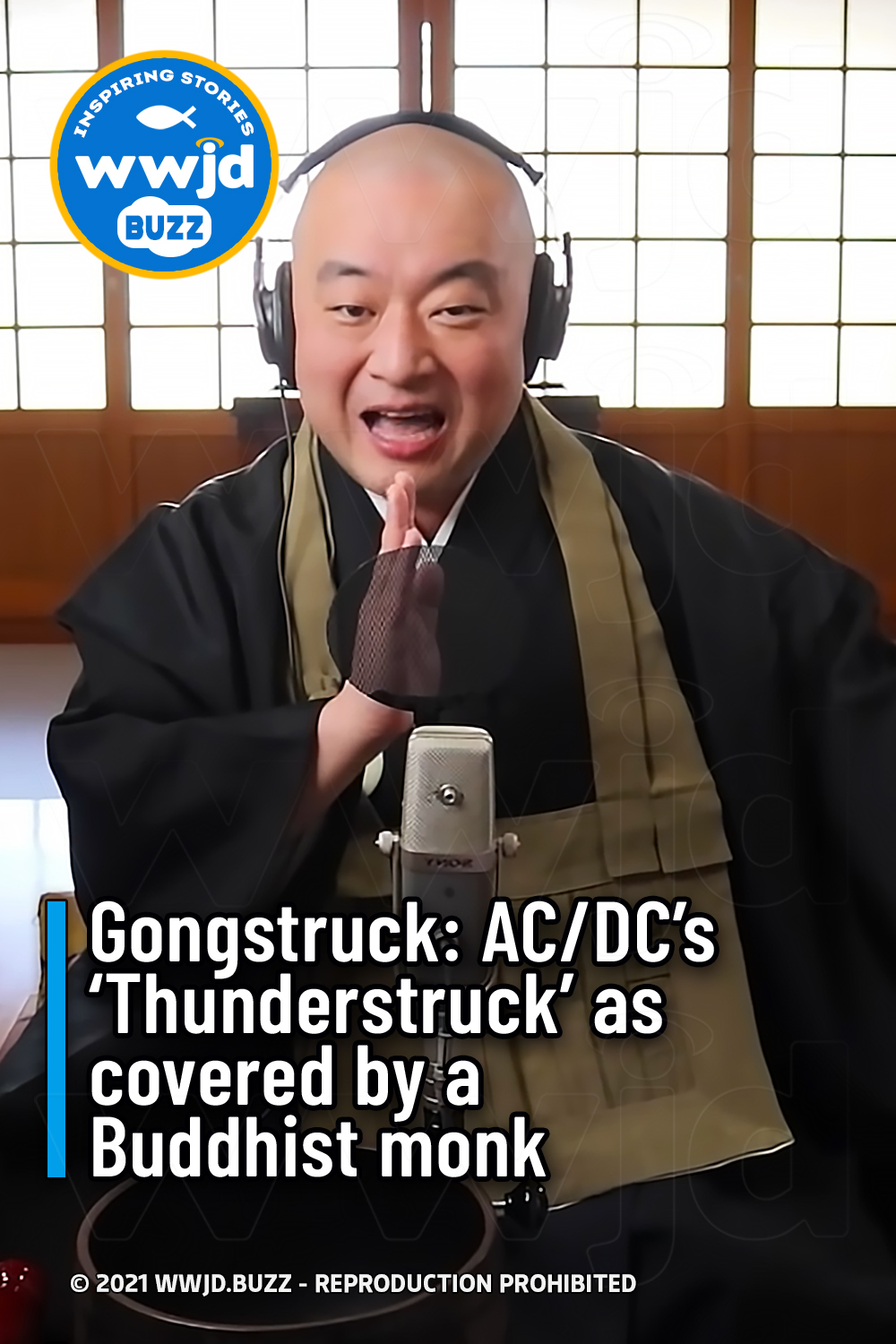 Gongstruck: AC/DC’s ‘Thunderstruck’ as covered by a Buddhist monk