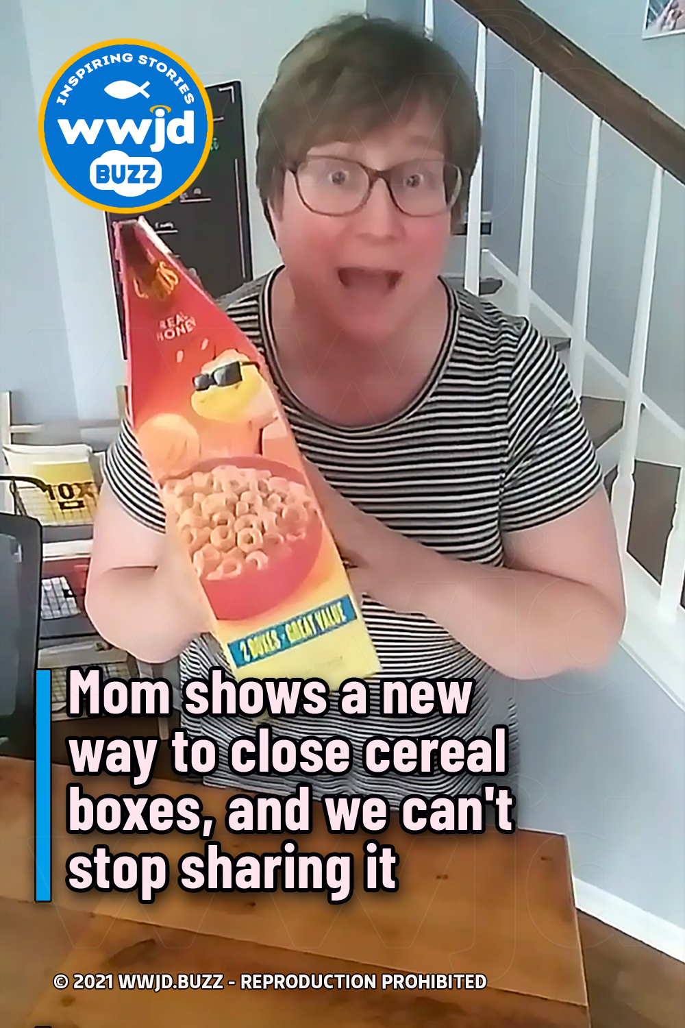 Mom shows a new way to close cereal boxes, and we can\'t stop sharing it