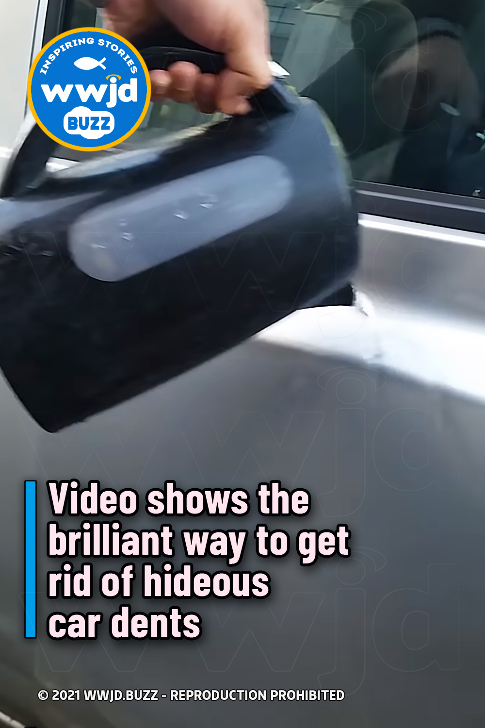 Video shows the brilliant way to get rid of hideous car dents