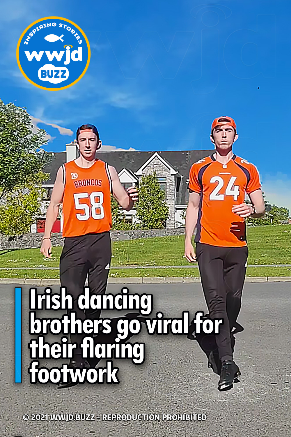 Irish dancing brothers go viral for their flaring footwork
