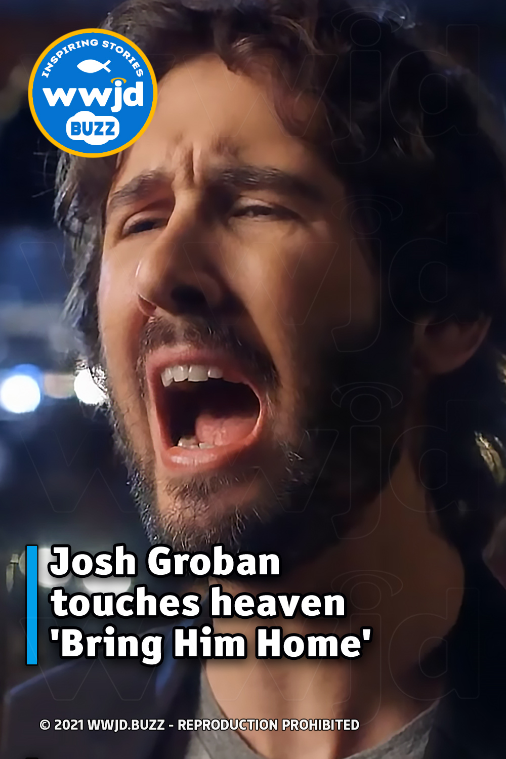 Josh Groban touches heaven \'Bring Him Home\'