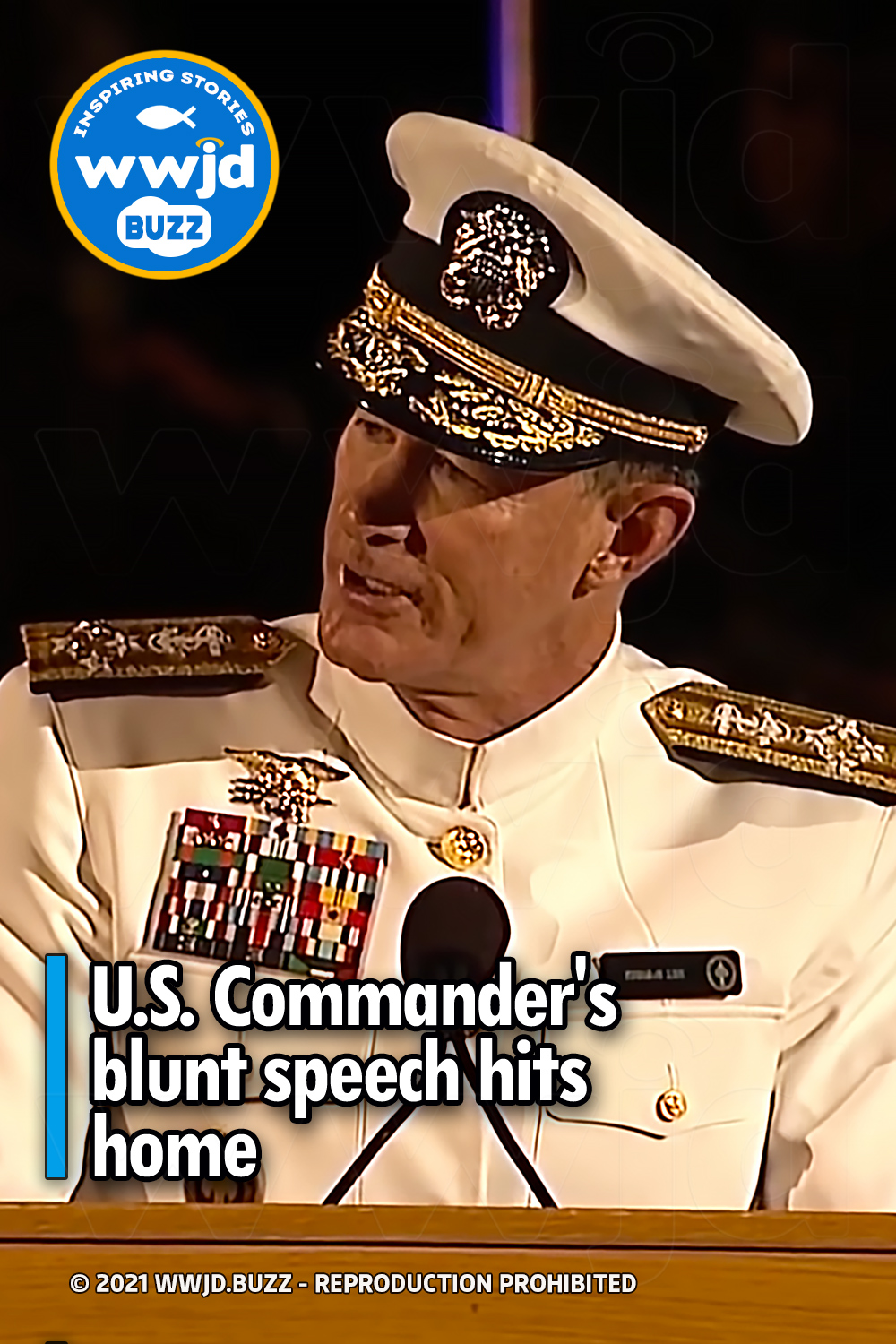U.S. Commander\'s blunt speech hits home