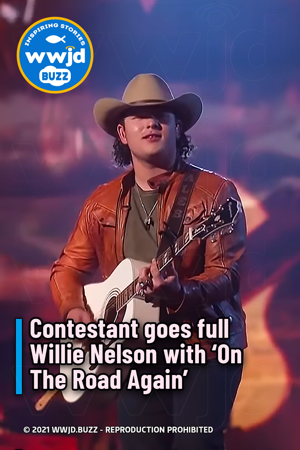 Contestant goes full Willie Nelson with ‘On The Road Again’