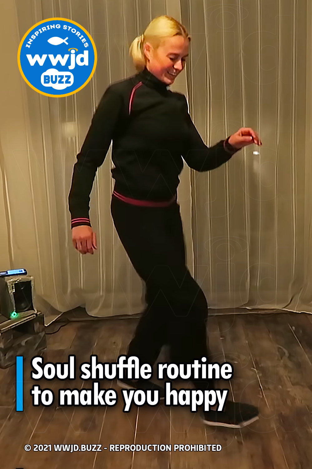 Soul shuffle routine to make you happy