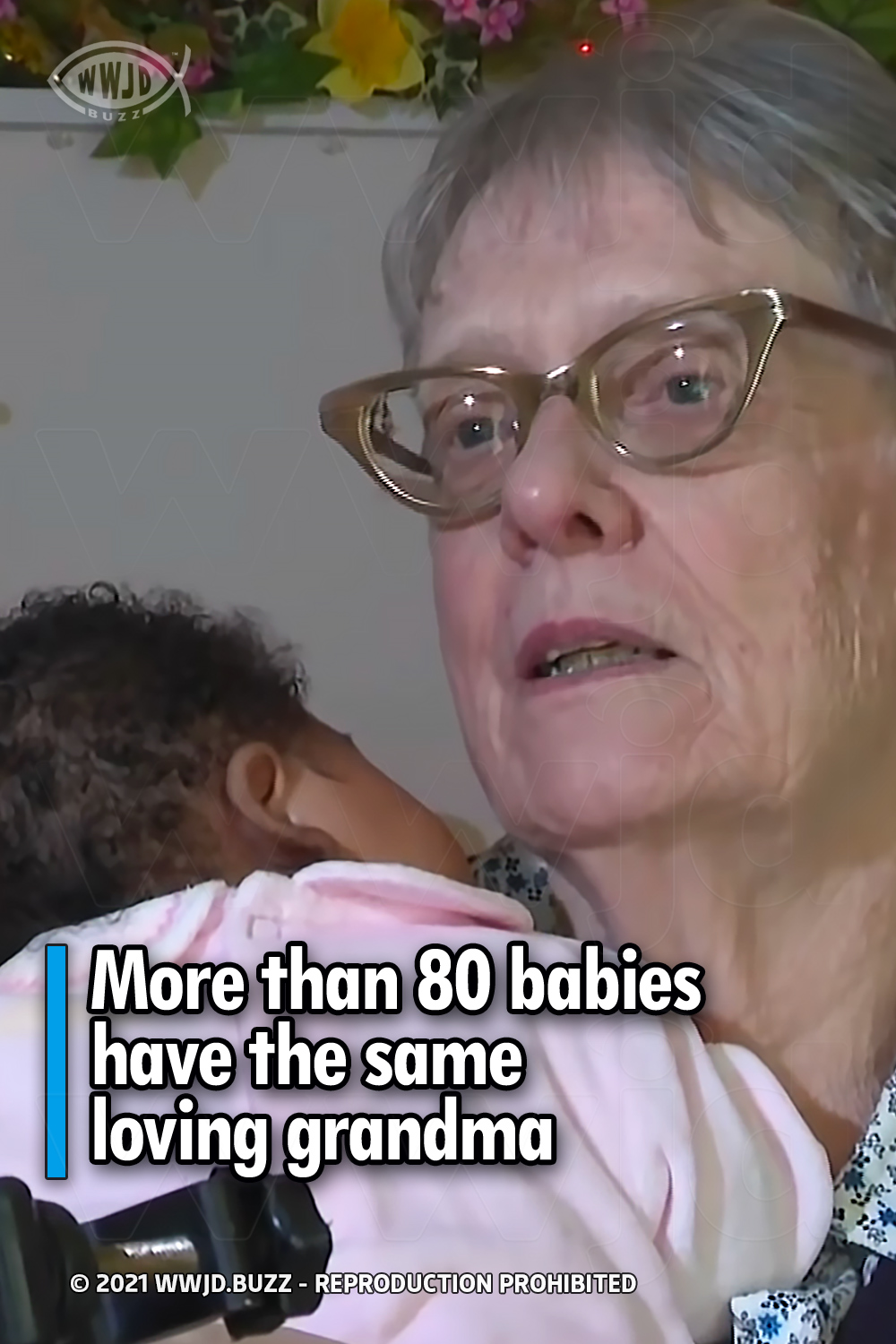 More than 80 babies have the same loving grandma