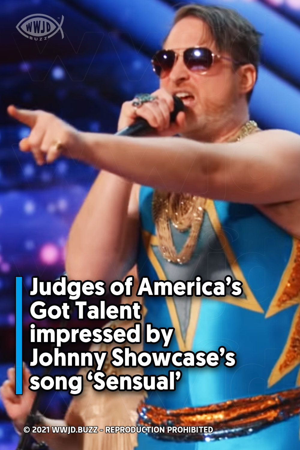 Judges of America’s Got Talent impressed by Johnny Showcase’s song “Sensual”