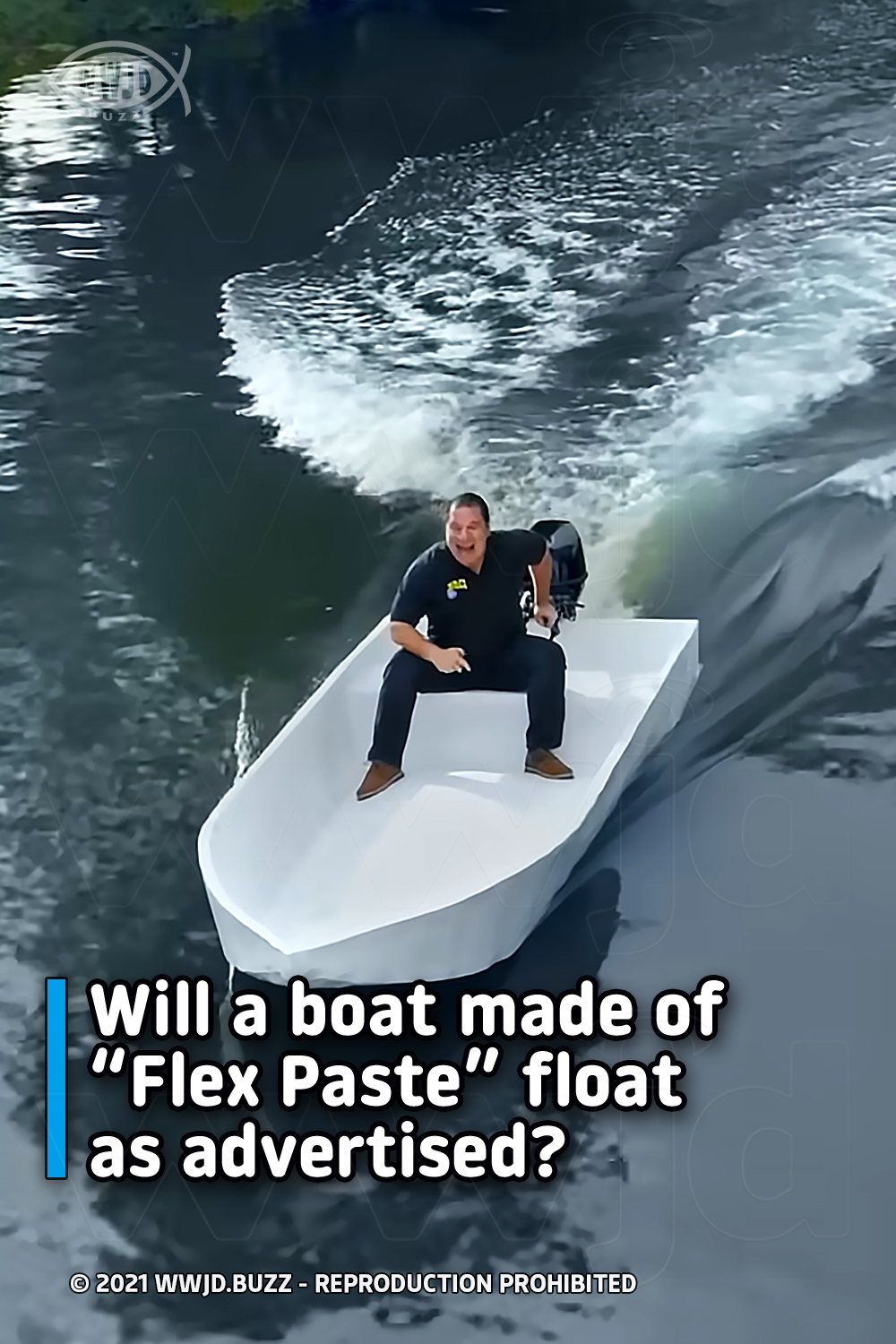 Will a boat made of “Flex Paste” float as advertised?