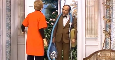 Tim Conway as vacuum salesman sketch on the Carol Burnett Show
