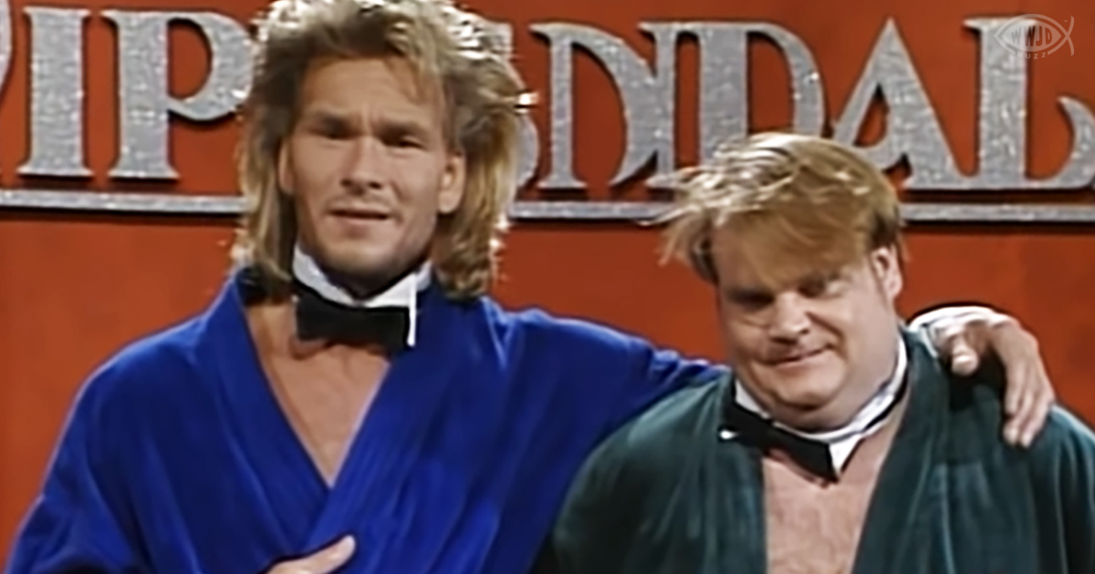 Patrick Swayze and Chris Farley's Chippendales skit