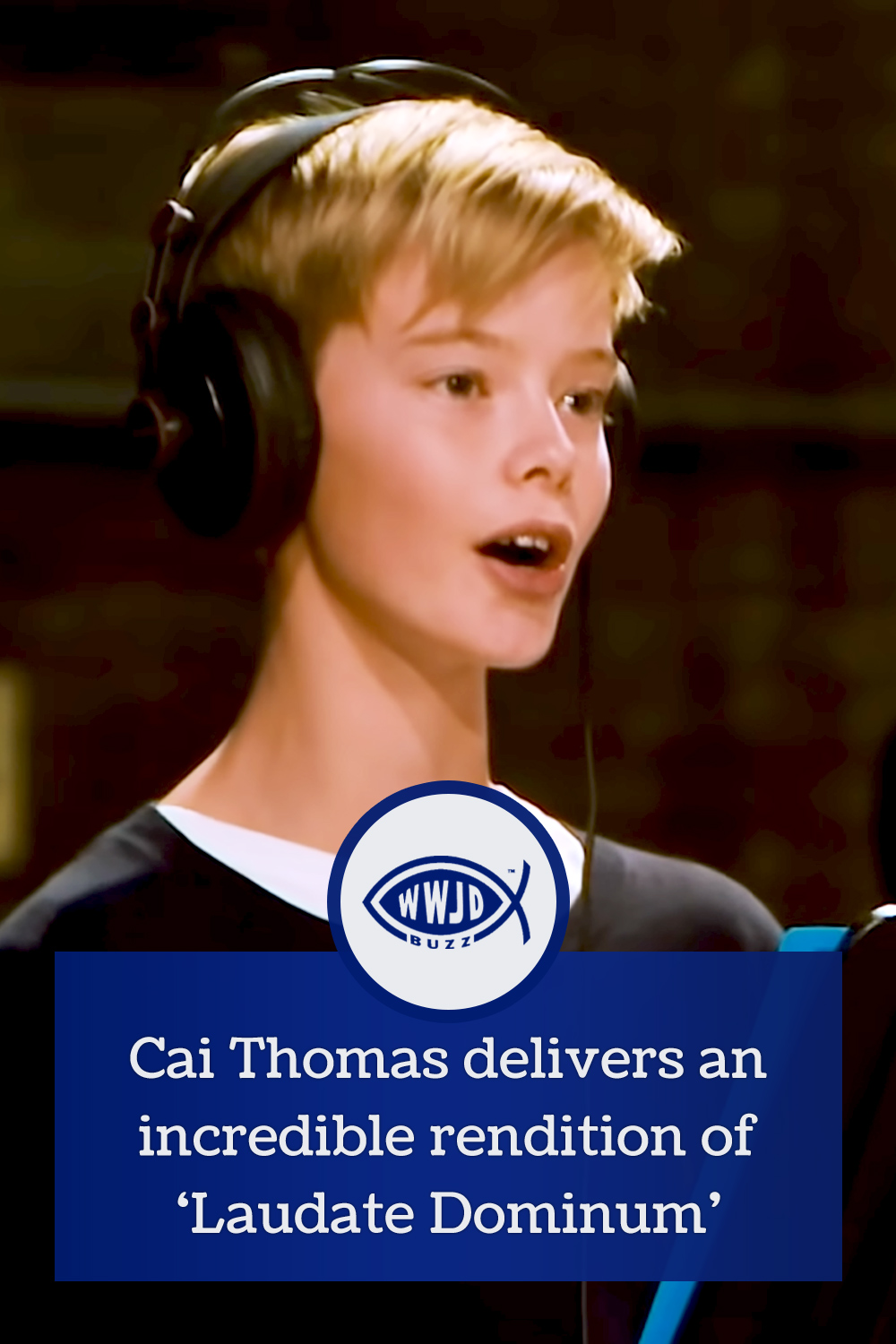 Cai Thomas delivers an incredible rendition of ‘Laudate Dominum’