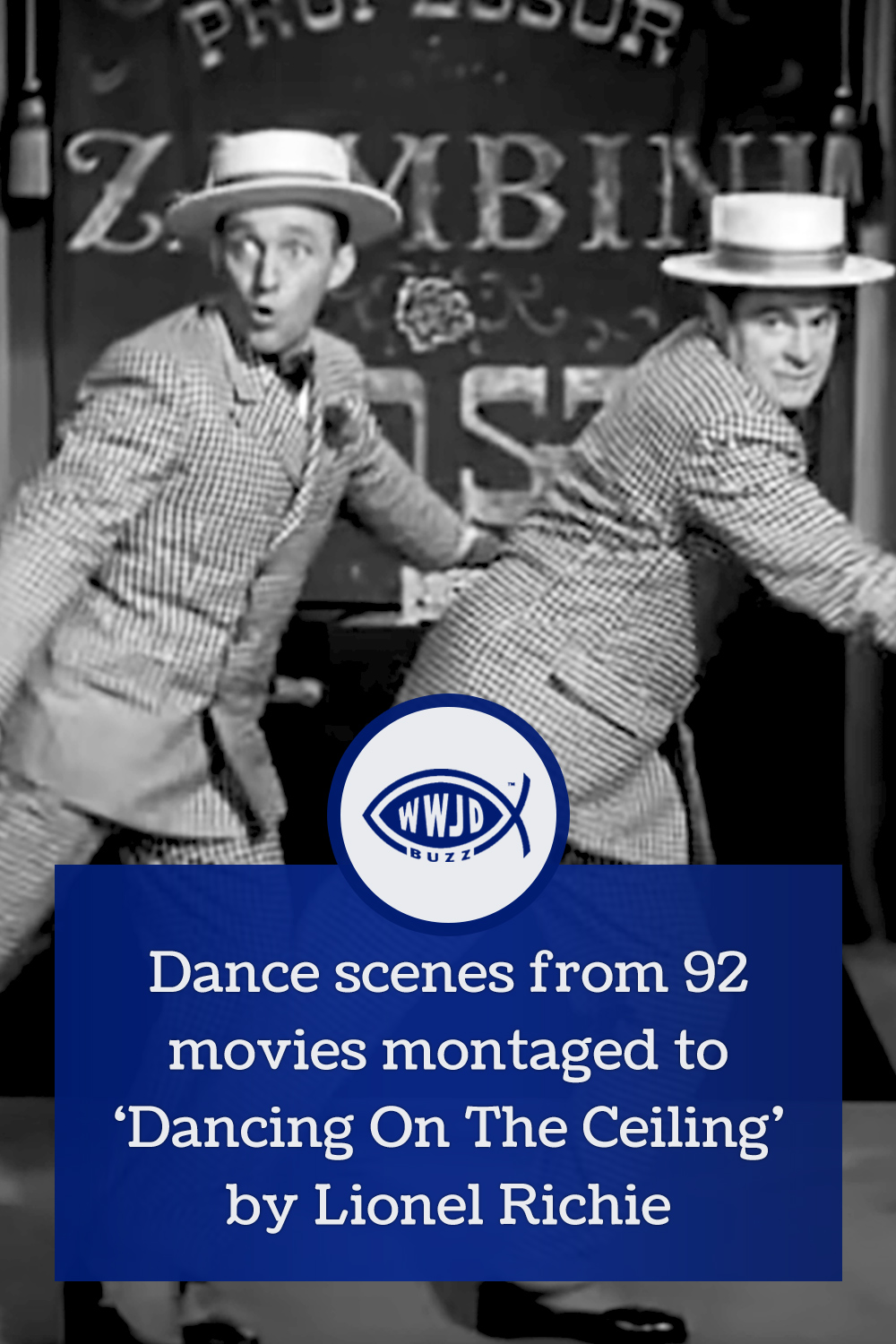 Dance scenes from 92 movies montaged to ‘Dancing On The Ceiling’ by Lionel Richie