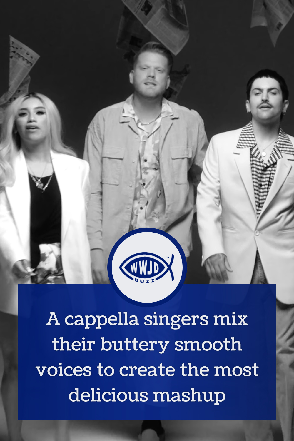 A cappella singers mix their buttery smooth voices to create the most delicious mashup