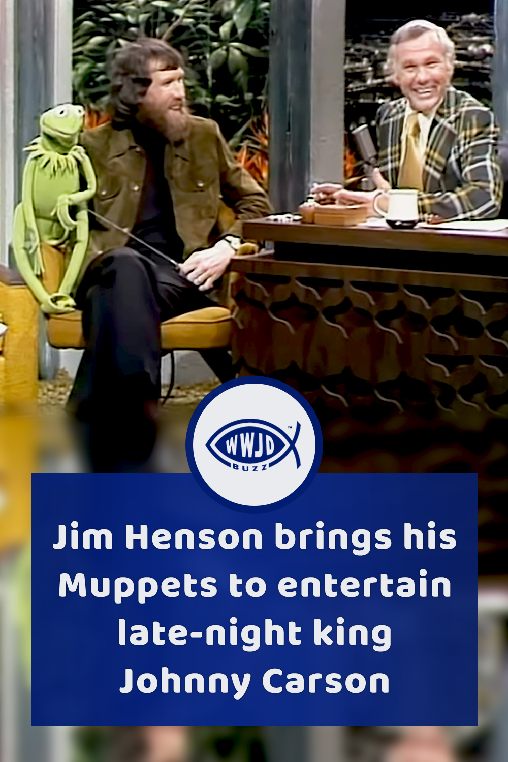 Jim Henson brings his Muppets to entertain late-night king Johnny Carson