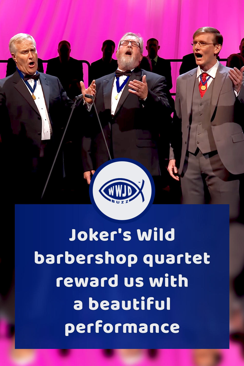 Joker\'s Wild barbershop quartet reward us with a beautiful performance