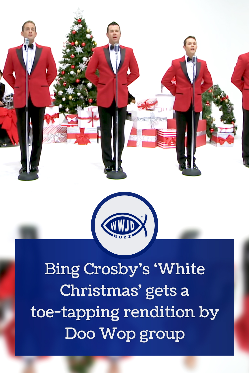 Bing Crosby\'s \'White Christmas\' gets a toe-tapping rendition by Doo Wop group