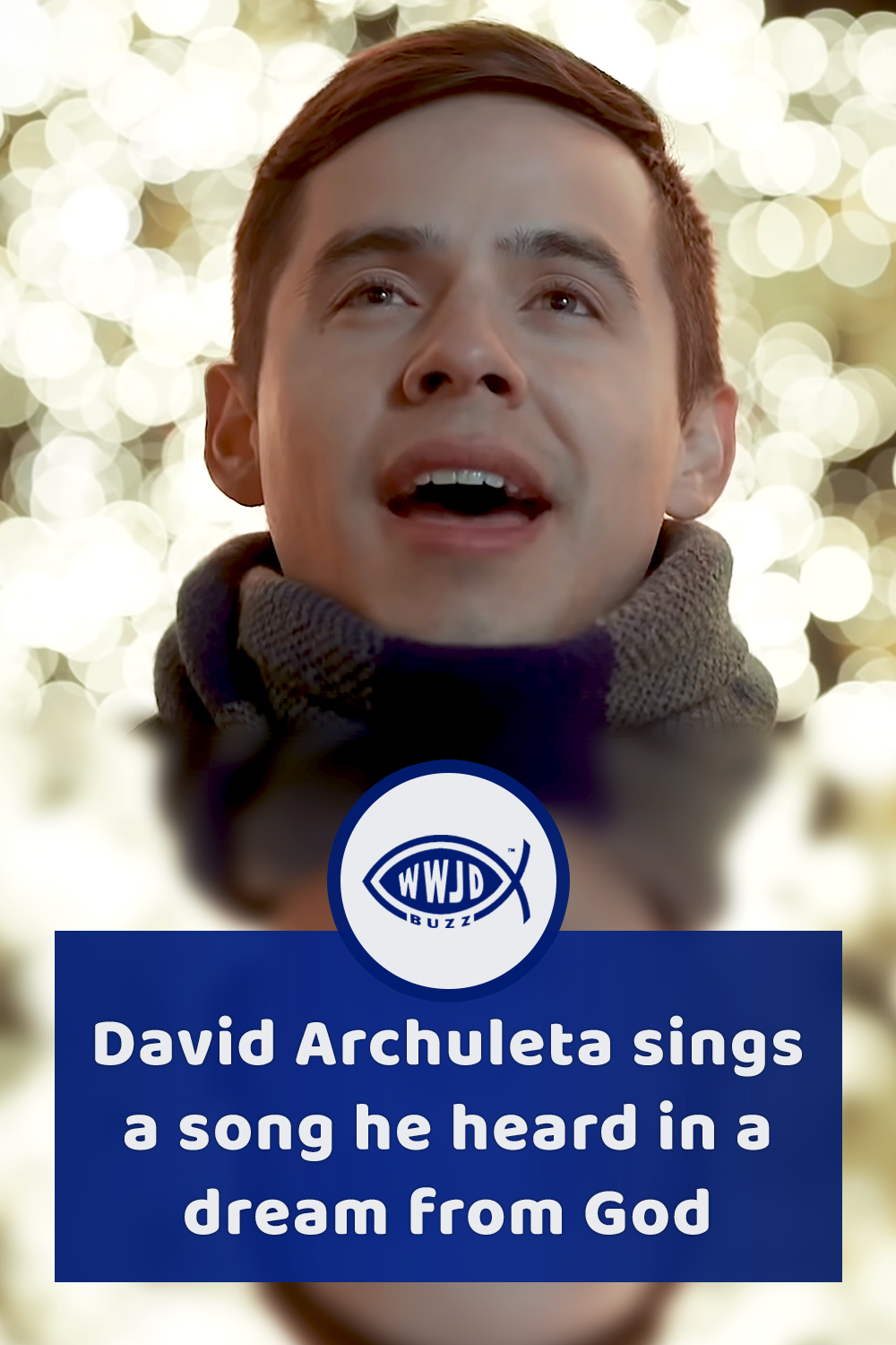 David Archuleta sings a song he heard in a dream from God