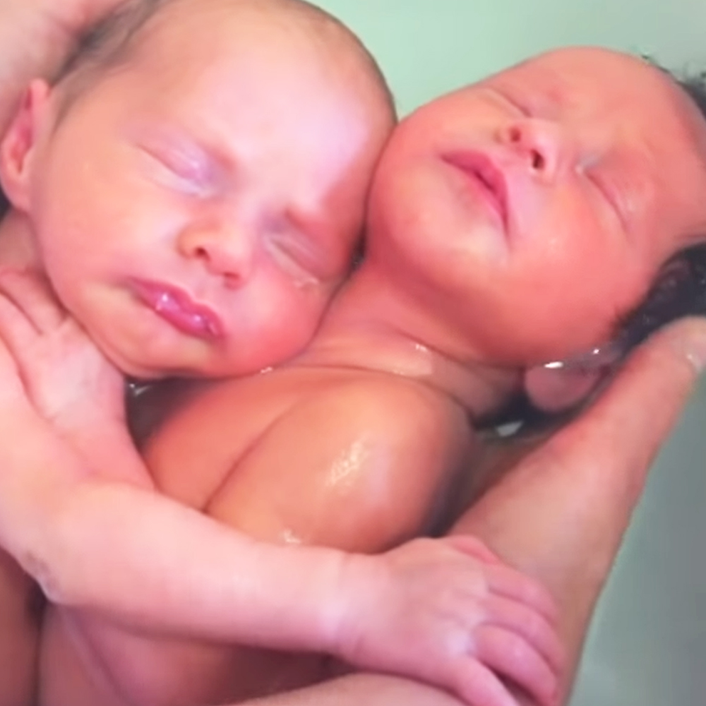 Newborn twins