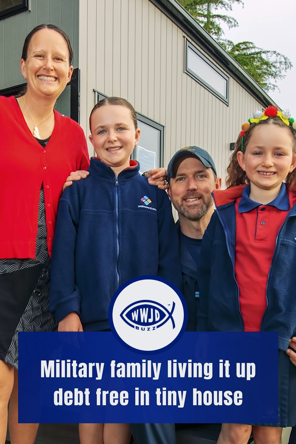 Military family living it up debt free in tiny house